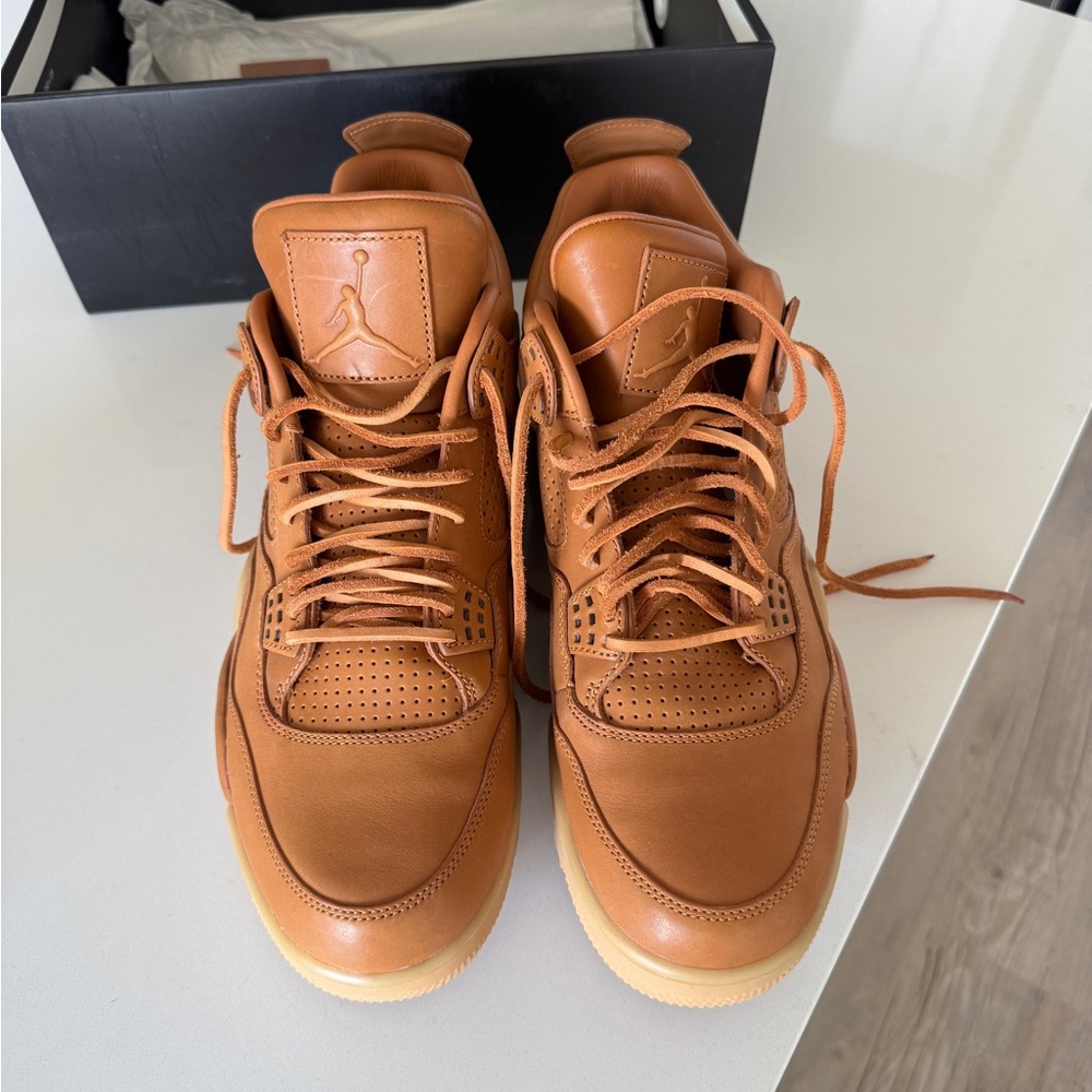 Size 12 - Air Jordan 4 Retro Premium Ginger Wheat 2016 *Rare